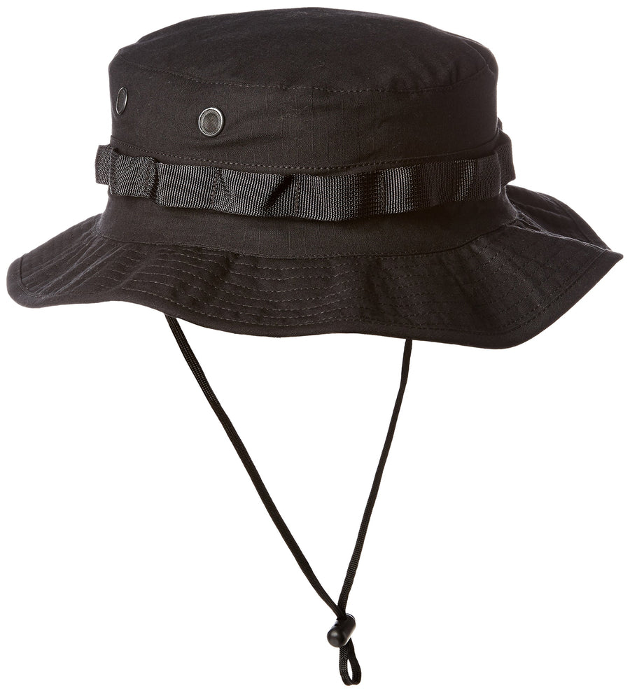 FRTKK Military Boonie Hat Tactical Adjustable Boonie Hats (black) - ONLINE ONLY