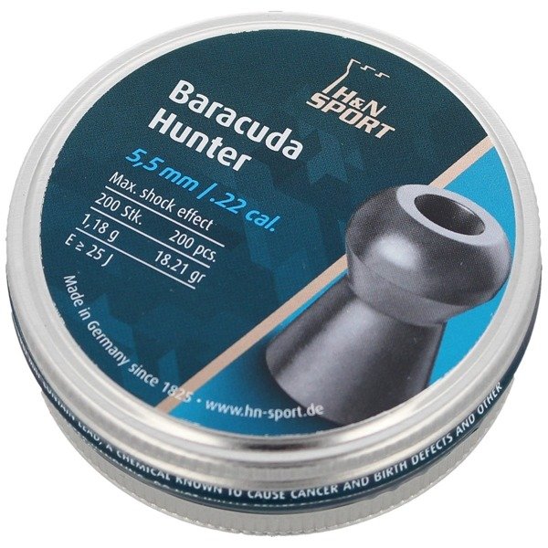 H&N Baracuda Hunter 5.5mm Pellets (200) - Online Only