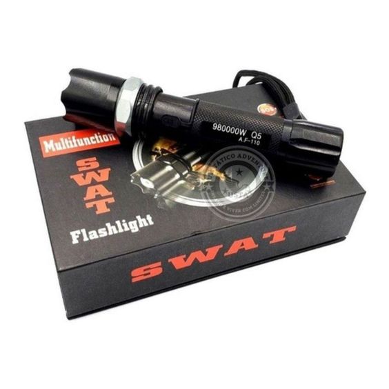 SWAT RECHARGEABLE TACTICAL FLASHLIGHT - ONLINE ONLY