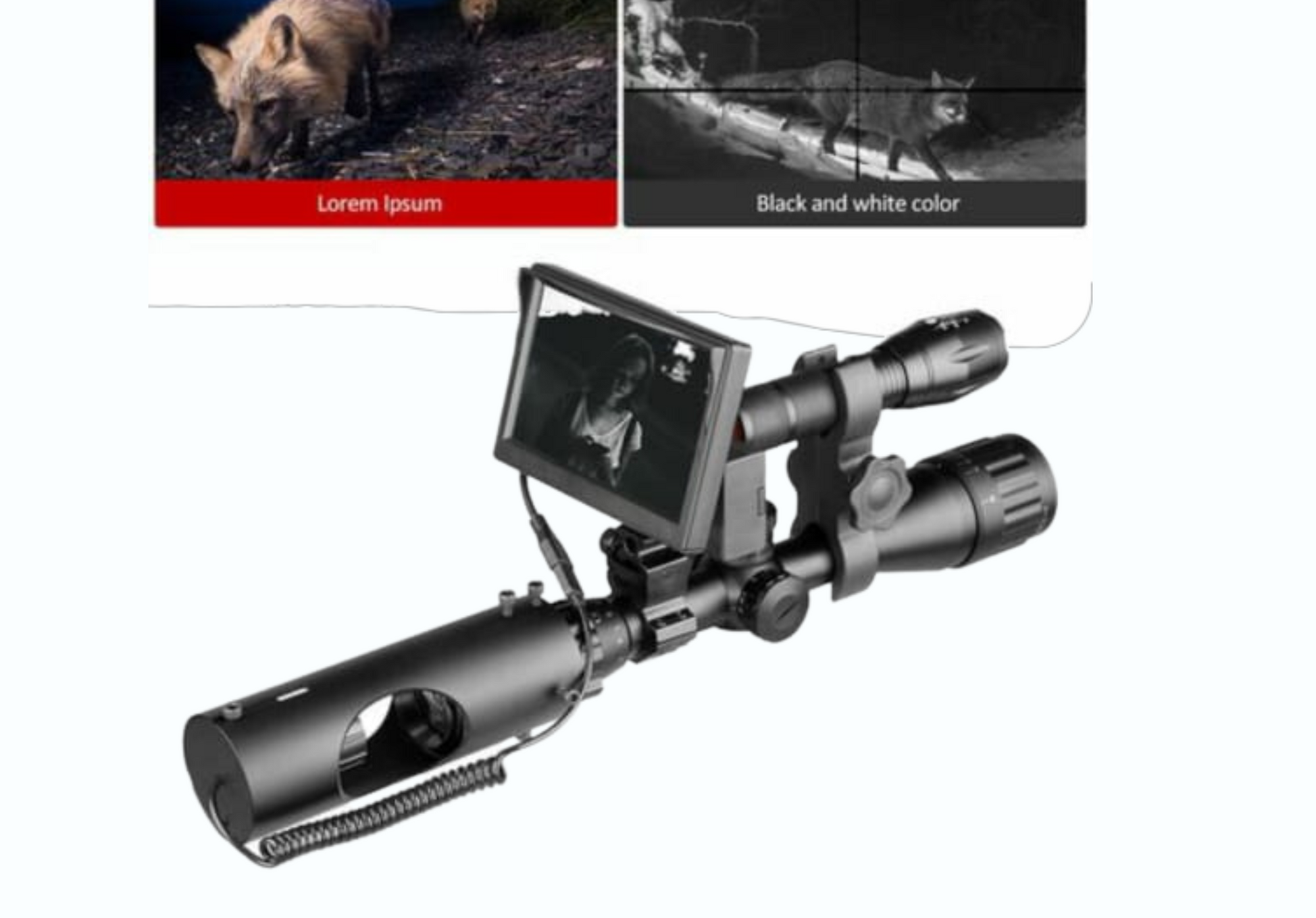 Night vision rifle scope  JD36- Online only