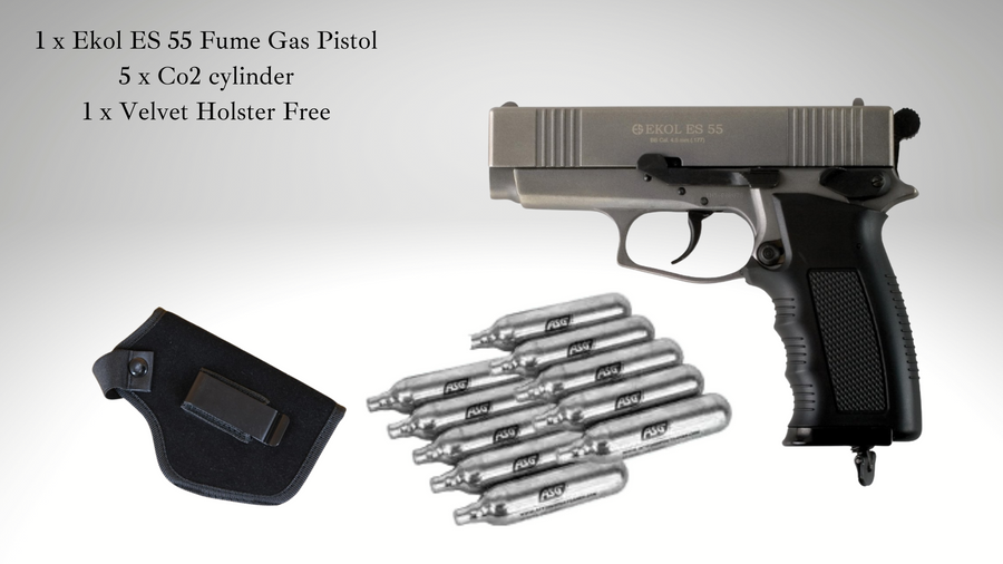 Ekol ES55 fume Co2 Pistol - ONLINE ONLY