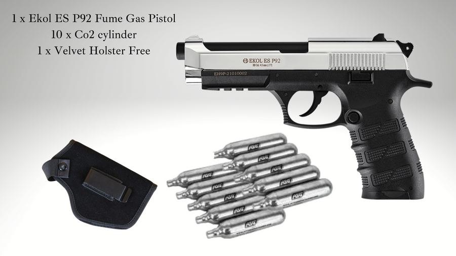 Ekol ES P92 Fume Co2 Pistol - ONLINE ONLY