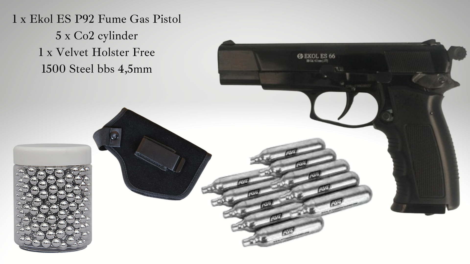 Ekol ES66 Black ( combo) - ONLINE ONLY