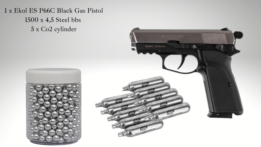 Ekol ES P66 C Fume co2 pistol - ONLINE ONLY