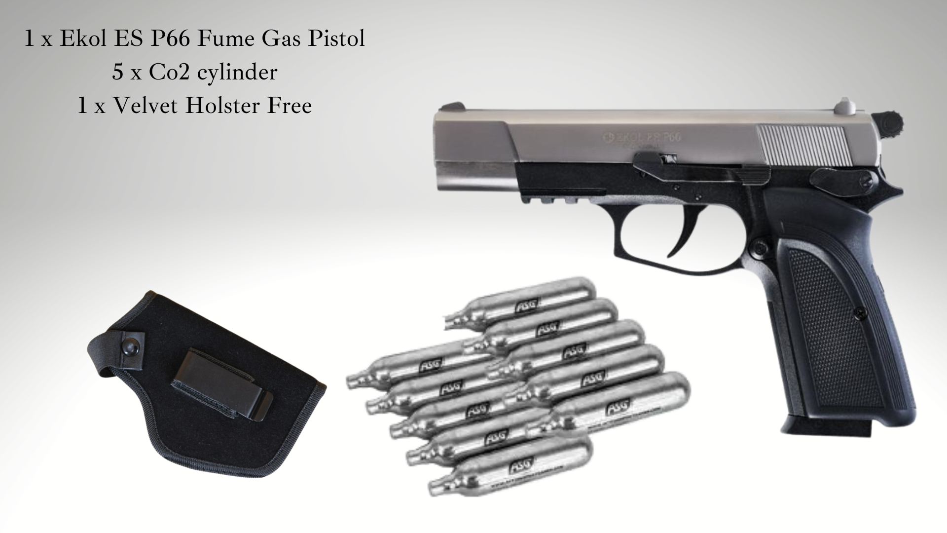 Ekol ES P66  (FUME) CO2 PISTOL - ONLINE ONLY