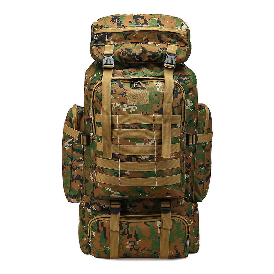 80L molle tactical bag outdoor traveling camping hiking military rucksacks backpack - ONLINE ONLY