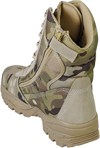 Hiking Boots Lace Up Camouflage Shoes Delta