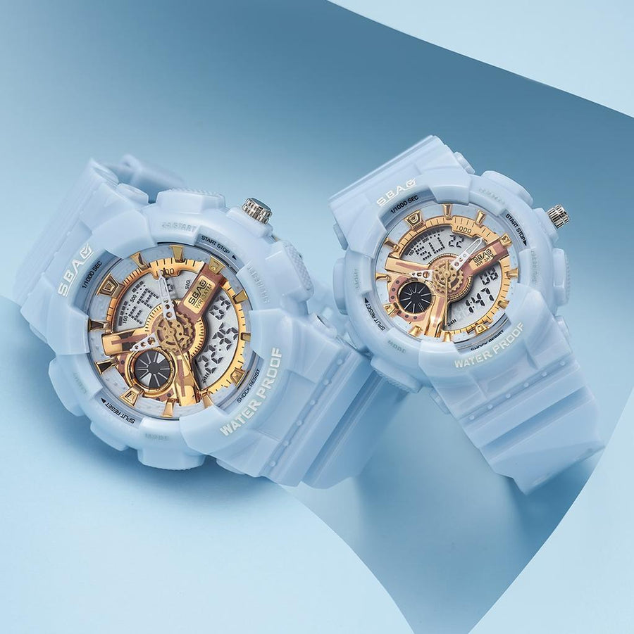 SBAO COUPLE WATCH (LIGHT BLUE) - ONLINE ONLY