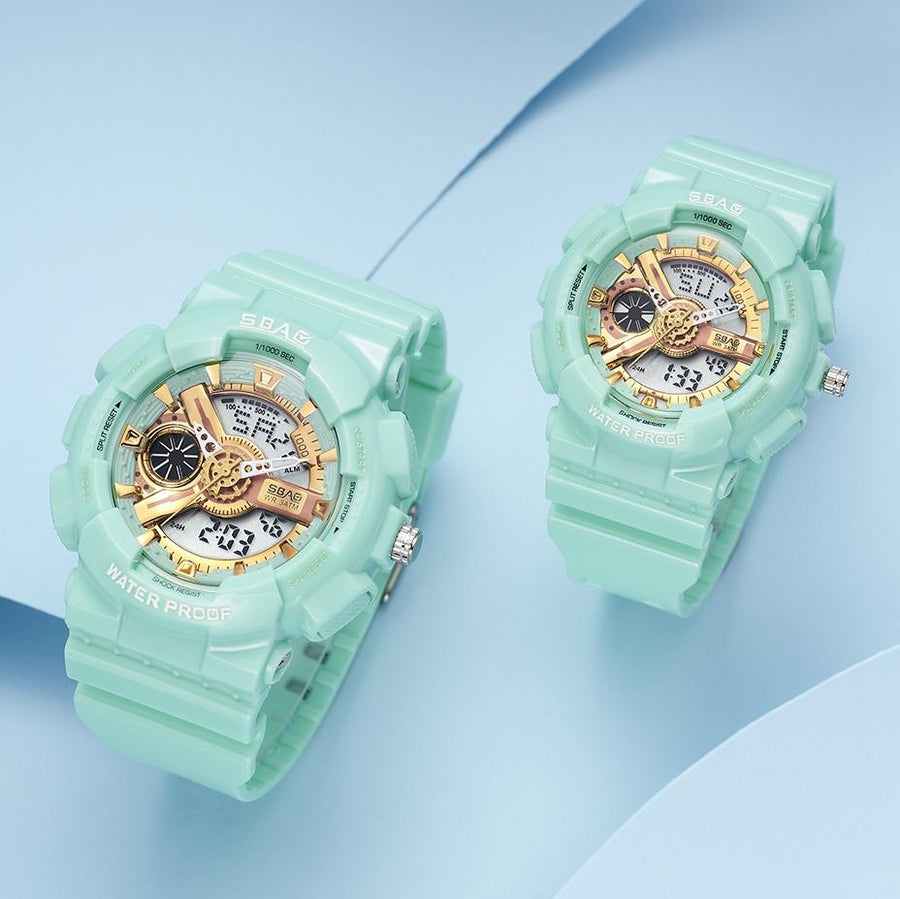 SBAO COUPLE WATCH ( LIGHT GREEN) - ONLINE ONLY