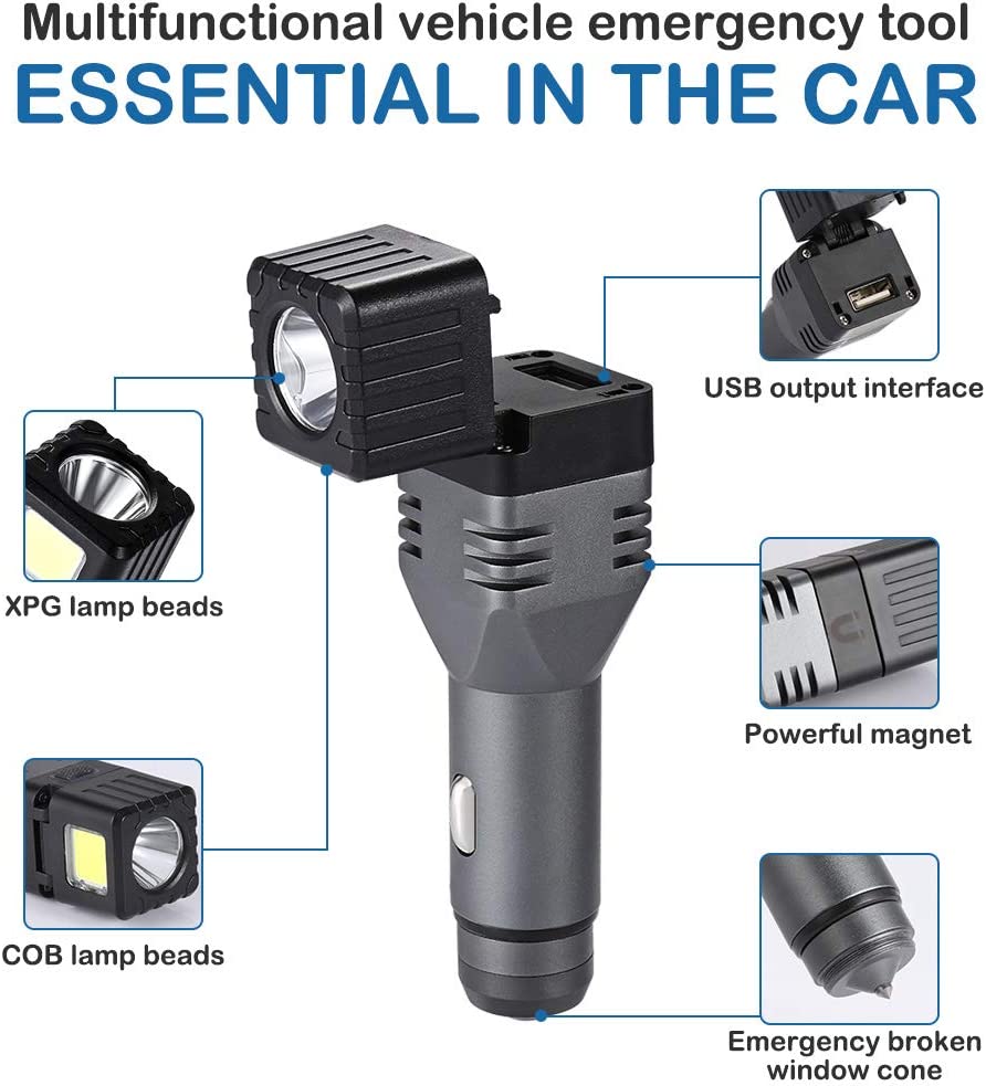 LED Work Light, Car Charger - Online Only