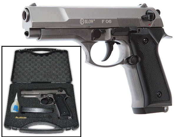 Blow F06 9MM Blank Firing Replica Gun Fume Finish with 10 free blanks - ONLINE ONLY