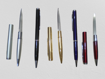 Pen Knife( black, red,blue,gold,silver)