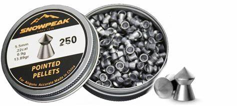 SnowPeak Pointed Pellets 250 pcs 5.5mm - ONLINE ONLY