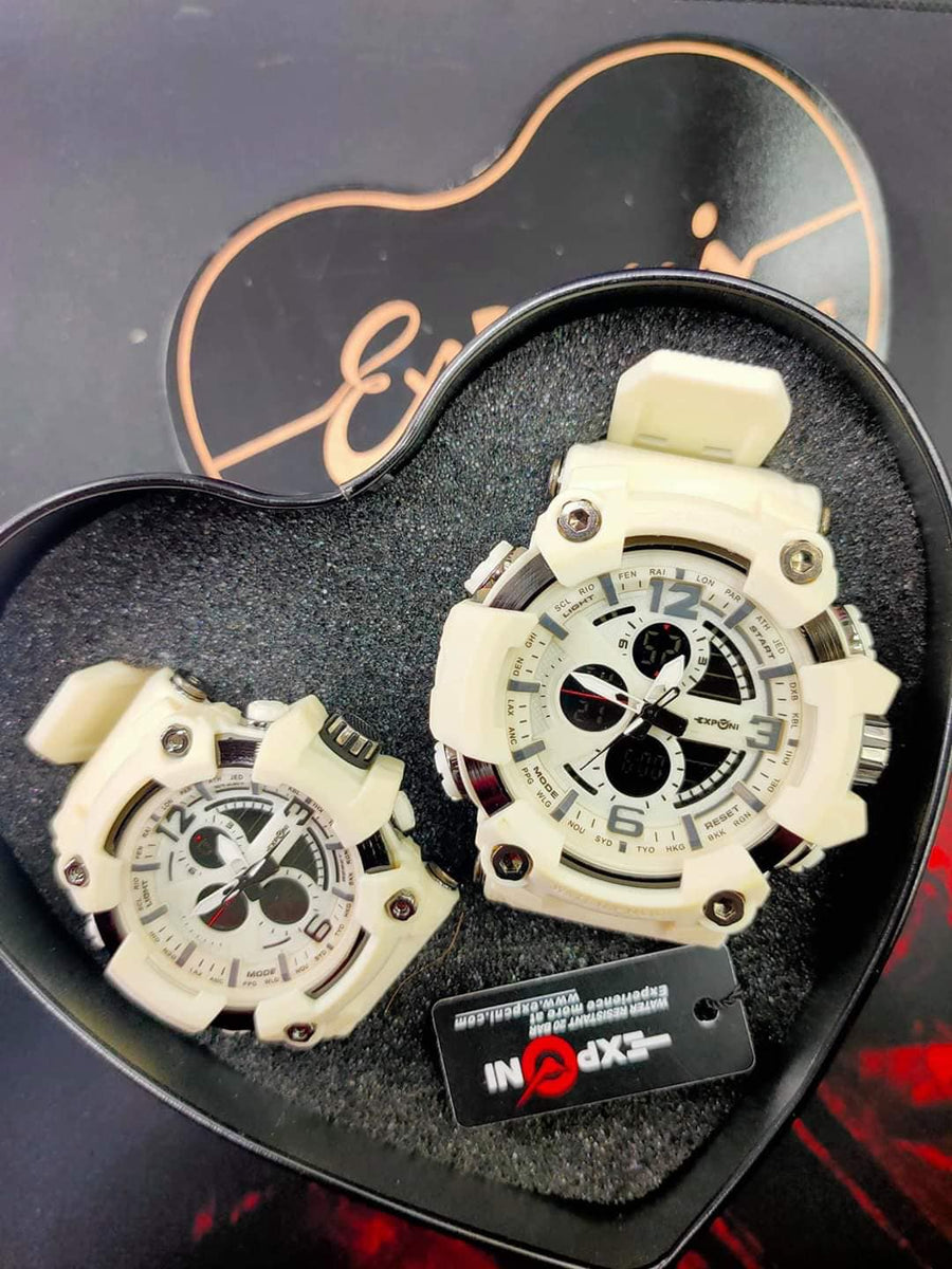 EXPONI WATCHES COUPLE SET LIMITED STOCK AND COLOURS - ONLINE ONLY