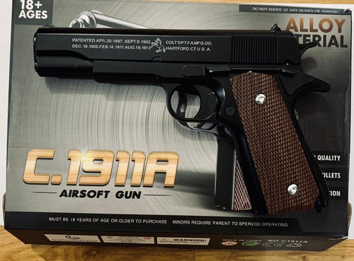 C.1911A Airsoft Gun (6mm BB) - ONLINE ONLY