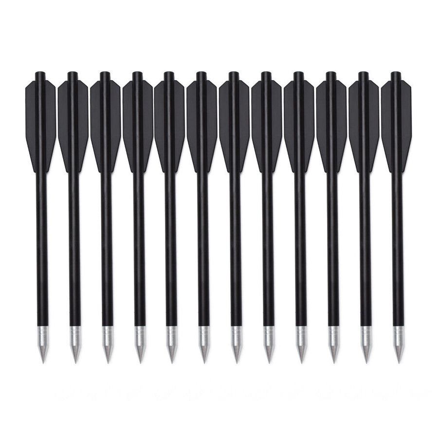Aluminium Crossbow Bolts Arrows For 50lb/80lb Pistol Crossbow Precision Target, Great for practicing shooting target, small hunting, 12/36/60 Pack - ONLINE ONLY