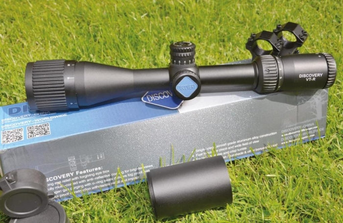 products/new-discovery-optics-vt-r-3-12x42-aoe-side-parallax-hunting-rifle-scope-with-red-green-mil-dot-reticle - Online Only