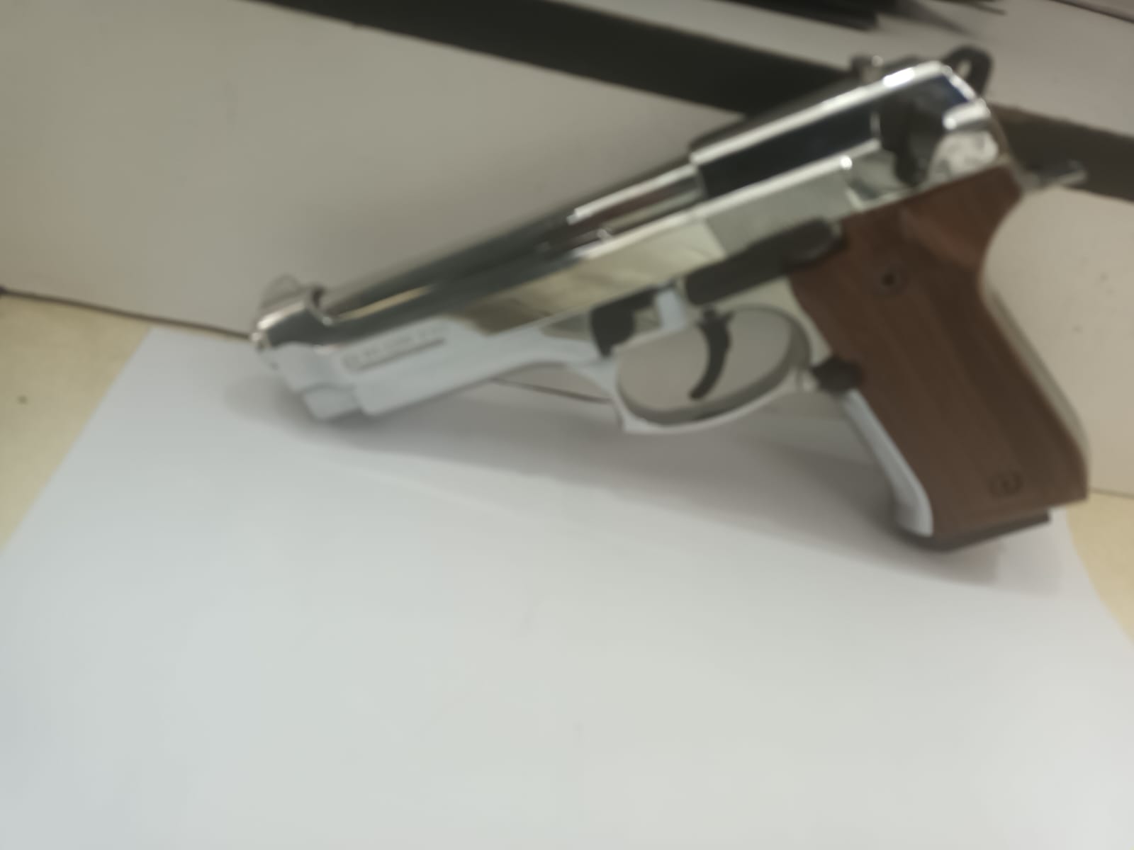 BLOW F92 SHINY CHROME WOODEN GRIP COMBO SPECIAL - ONLINE ONLY