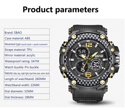SBAO Watches S- 8047 - ONLINE ONLY
