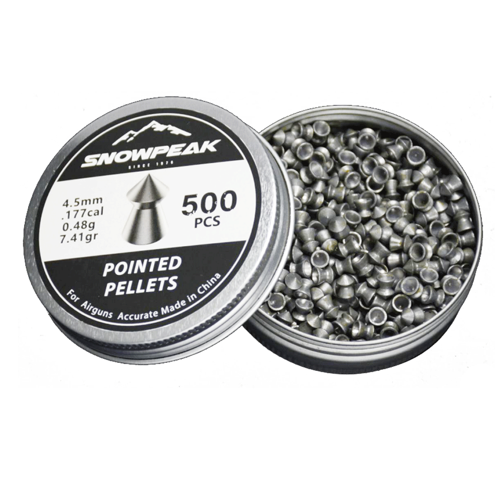 Snowpeak Pointed pellets (4.5mm) - ONLINE ONLY
