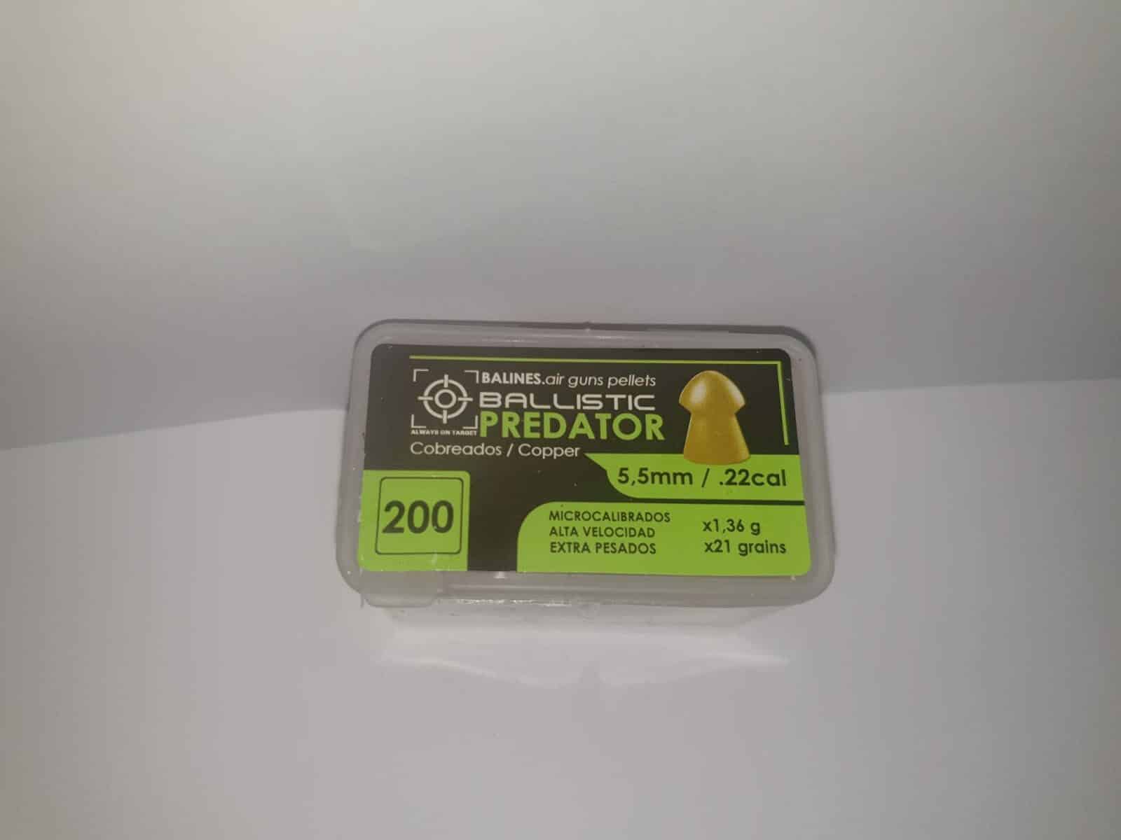 BALLISTIC AIR GUN PELLETS PREDATOR 5.5MM -  Online Only