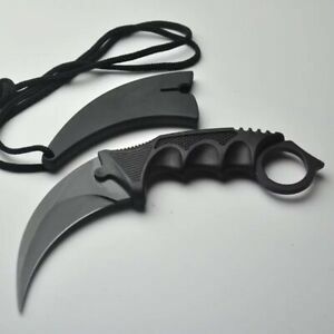 Tactical Black Karambit Knife - Online Only