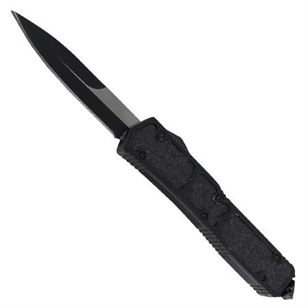 Tarantula Grip Black D/A OTF Automatic Knife Black Bayo - Online Only