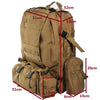 Camo Military Rucksack Outdoor Tactical Backpack Travel Camping Bag - ONLINE ONLY