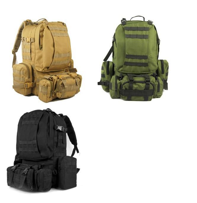 Camo Military Rucksack Outdoor Tactical Backpack Travel Camping Bag - ONLINE ONLY