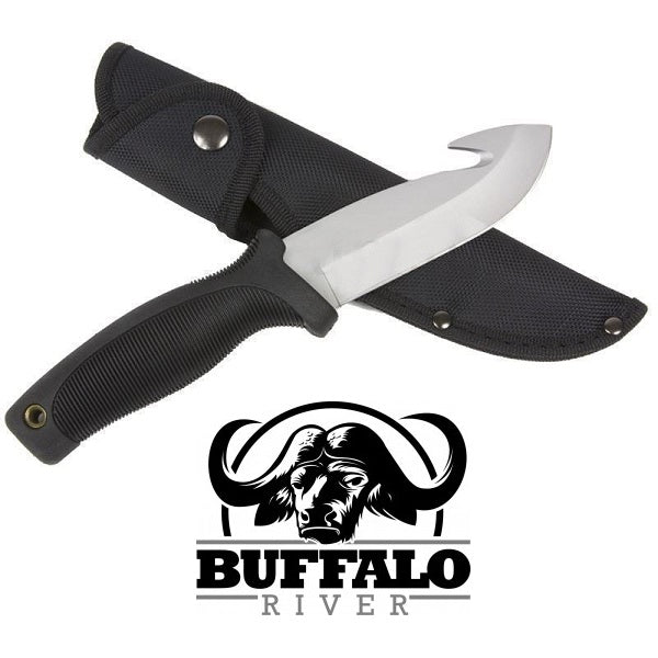 Buffalo River Maxim Skinner Knife 4.5" Black - Online Only