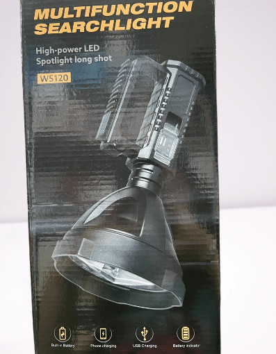 W5120 Multifunctional Searchlight Hight-Power LED Spotlight Long Shot - ONLINE ONLY
