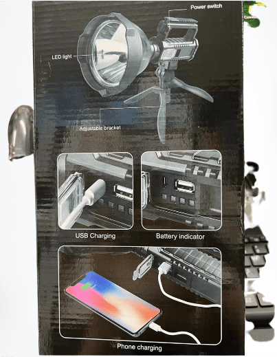 W5120 Multifunctional Searchlight Hight-Power LED Spotlight Long Shot - ONLINE ONLY